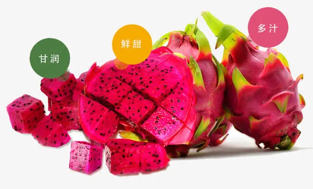 火龙果素材免抠