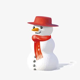 圣诞节雪人免抠