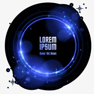 光圈光环设计矢量免抠