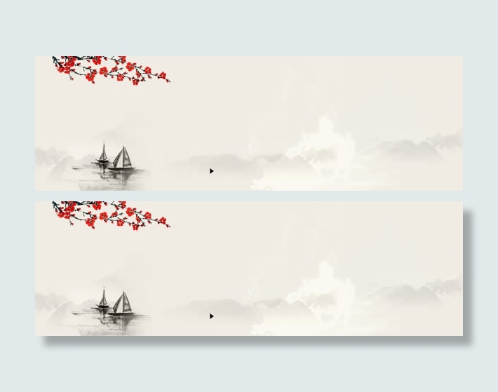 中国风背景海报