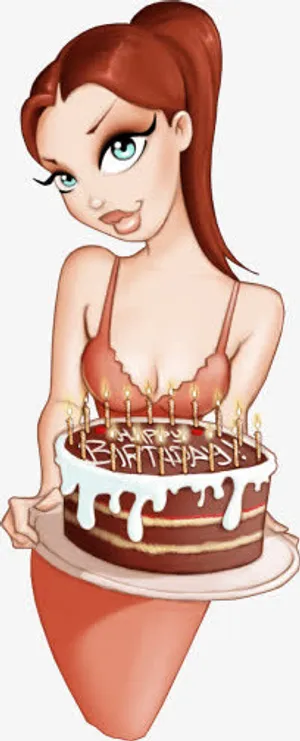 人物素描西方女孩免抠