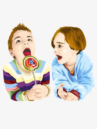 吃糖的男孩免抠