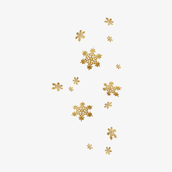 漂浮雪花免抠
