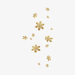 漂浮雪花免抠