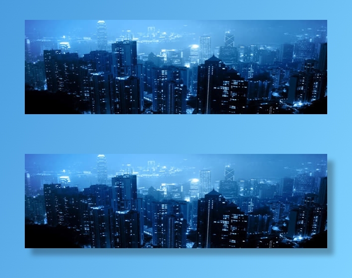 蓝色深邃夜景海报背景免抠背景banner海报元素