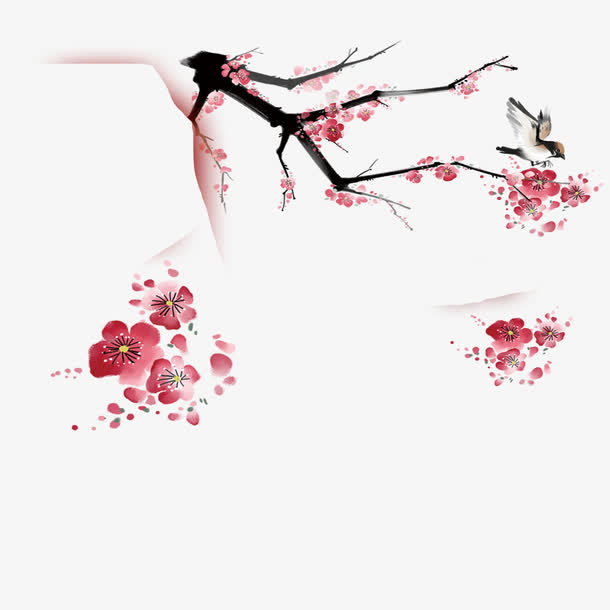 梅花png矢量素材免抠