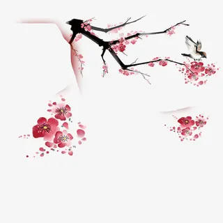 梅花png矢量素材免抠