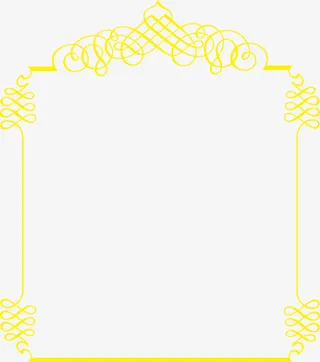 精美复古VIP花纹边框免抠