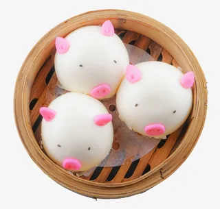蒸小猪馒头免抠