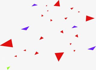 彩色悬浮色彩风采免抠