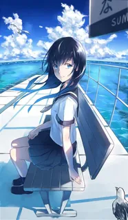 漫画海风景观封面免抠 漫画海风景观封面免抠