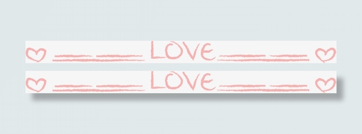 红色情人节love爱心标签免抠