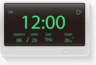 矢量手绘电子表免抠