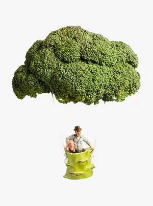 创意的热气球免抠