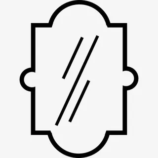 优雅的镜子图标免抠