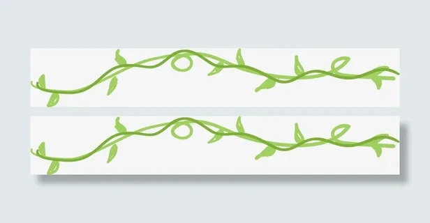 绿色春季藤蔓植物免抠