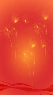 浪漫简约红色H5背景素材高清