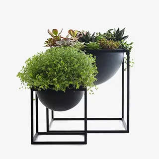 铁艺欧式花盆素材免抠