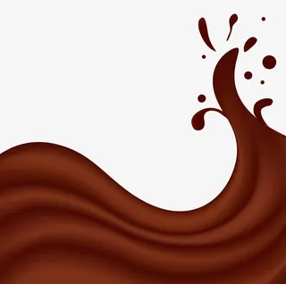 咖啡喷溅效果免抠