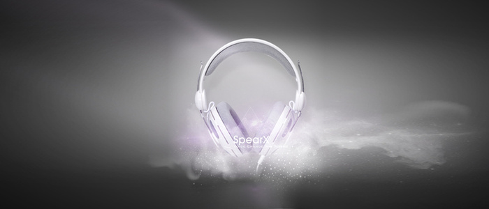 大气 高科技 耳机背景高清