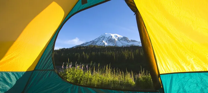 帐篷高山视野高清