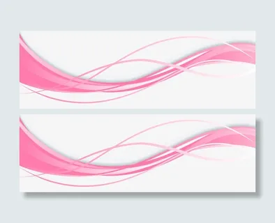 彩色波浪线设计矢量图免抠