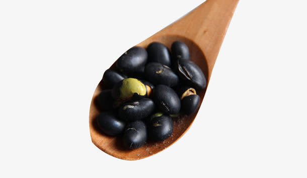 天然有机黑豆素材免抠