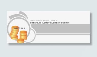 标题栏矢量素材免抠