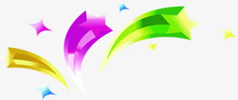 紫色国庆节海报星星免抠