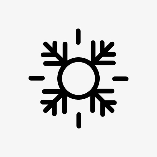 snowflakes icon免抠