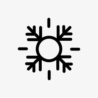 snowflakes icon免抠