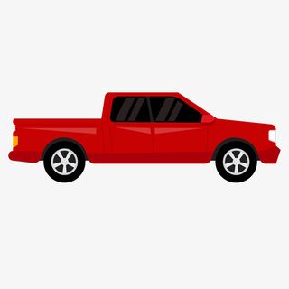 卡通皮卡车矢量图下载免抠