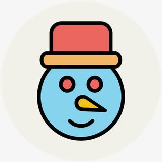 圣诞节图片彩带 雪人图标免抠