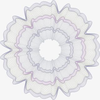 矢量证书防伪花纹底纹素材免抠