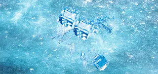 夏日冰凉海报背景高清