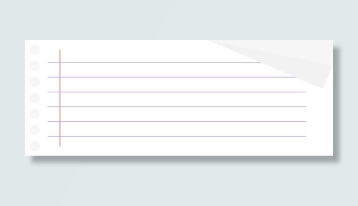 手绘白色纸张免抠