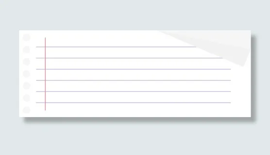 手绘白色纸张免抠