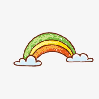 六一儿童节海报太阳彩虹免抠