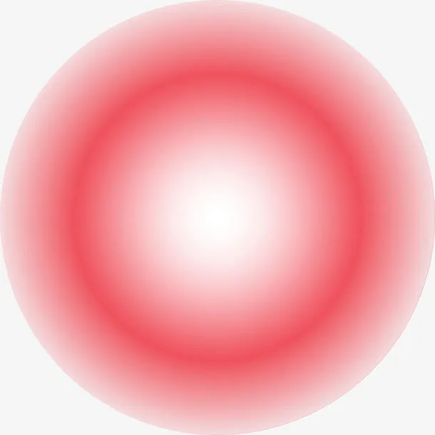 红色梦幻光芒免抠