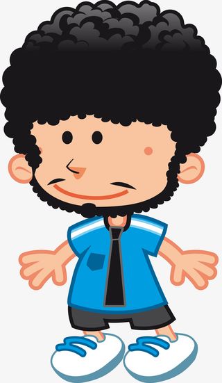 矢量卡通男孩png图免抠