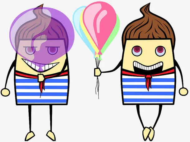 创意卡通人物免抠