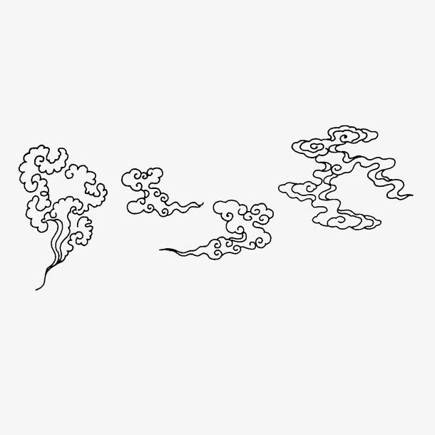 中式云纹免抠