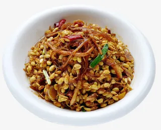 黄豆芽肉沫炒粉条免抠