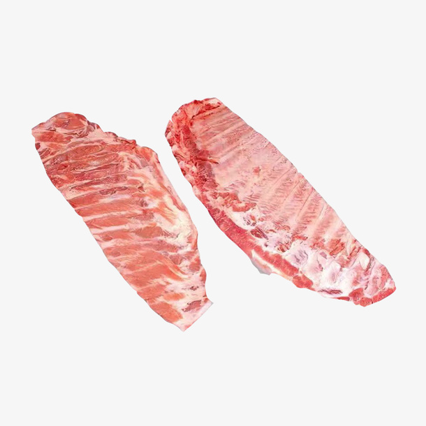 产品实物猪肋排两扇免抠