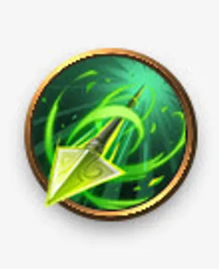 绿色金边圆形元素免抠