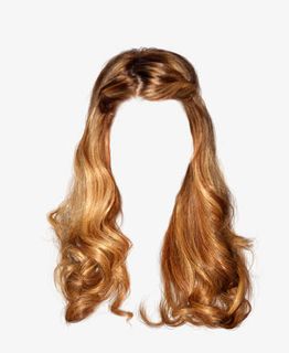 漂亮卷发假发素材免抠图免抠手绘/卡通卡通元素