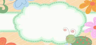 卡通边框背景高清