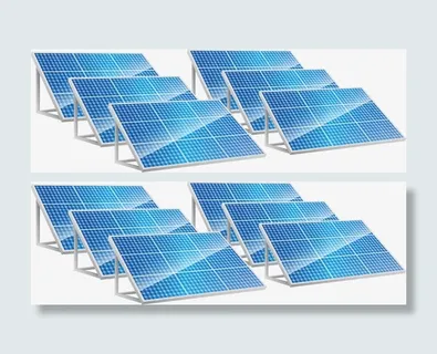 矢量电池板素材免抠