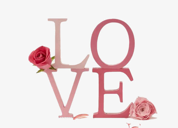 love艺术字免抠