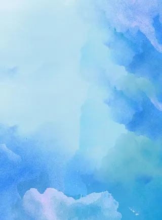 淡蓝色水彩淡彩背景高清